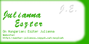 julianna eszter business card